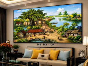 TRANH LÀNG QUÊ VIỆT NAM MS01