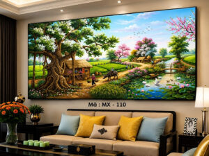TRANH LÀNG QUÊ VIỆT NAM MS03