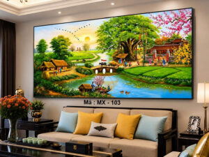 TRANH LÀNG QUÊ VIỆT NAM MS05