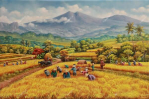 TRANH LÀNG QUÊ VIỆT NAM MS08